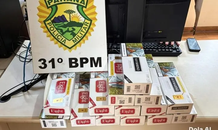 Operação Omnis apreende cigarros contrabandeados, cumpre mandado de prisão e reforça segurança