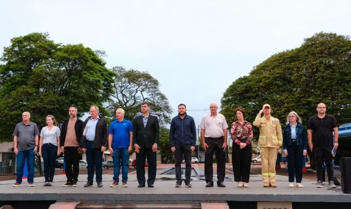 Palotina abre Semana da Pátria com solenidade e apresentação na Praça