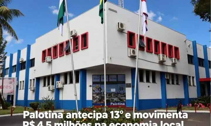 Palotina antecipa 13º e movimenta R$ 4,5 milhões na economia local