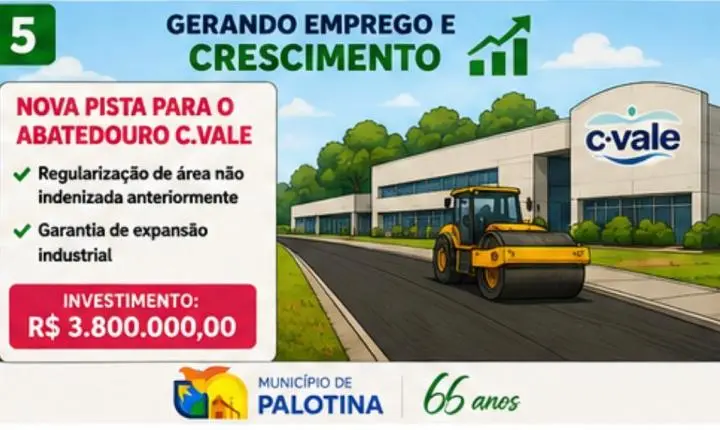 Palotina aposta em linguagem leve para mostrar investimentos e aproxima gestão da população