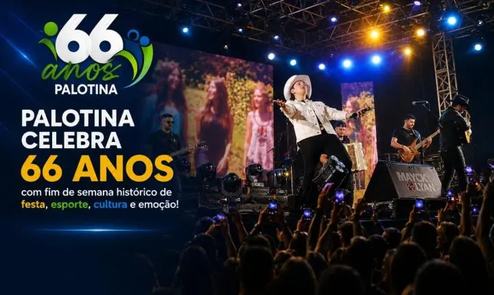Palotina celebra 66 anos com fim de semana histórico de festa, esporte, cultura e emoção