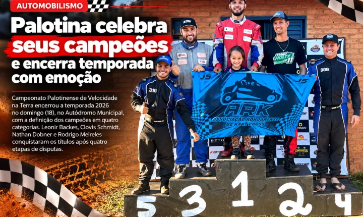 Palotina celebra seus campeões e encerra temporada com emoção