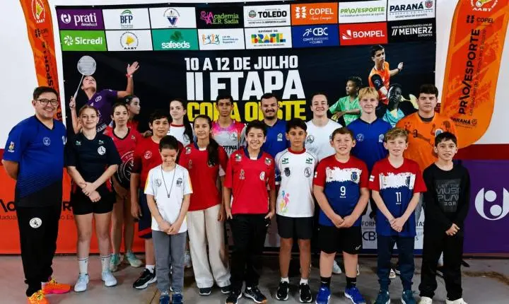 Palotina conquista 10 medalhas e brilha na Copa Oeste de Badminton