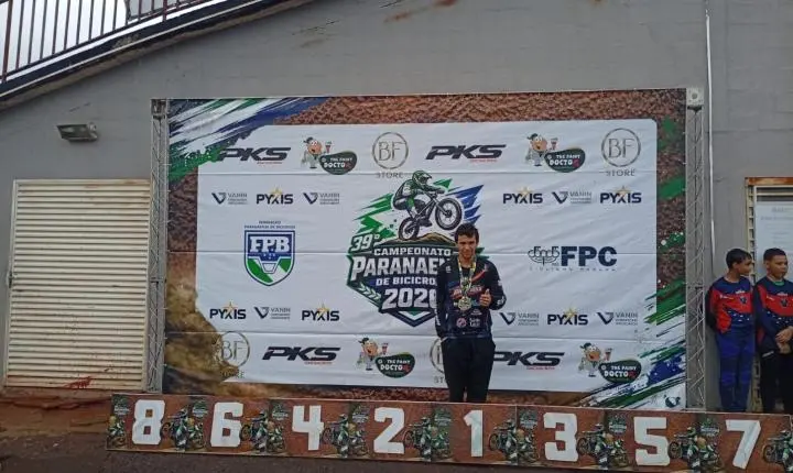 Palotina conquista quatro medalhas na 6ª etapa do Campeonato Paranaense de Bicicross