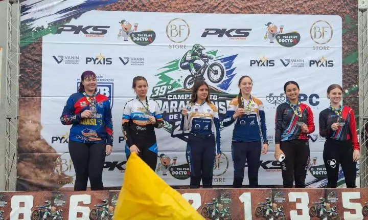 Palotina conquista quatro medalhas na 6ª etapa do Campeonato Paranaense de Bicicross