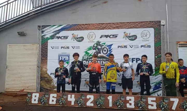 Palotina conquista quatro medalhas na 6ª etapa do Campeonato Paranaense de Bicicross