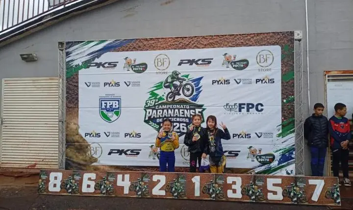 Palotina conquista quatro medalhas na 6ª etapa do Campeonato Paranaense de Bicicross