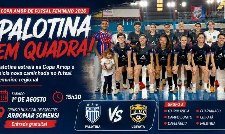 Palotina estreia na Copa Amop e inicia nova caminhada no futsal feminino regional