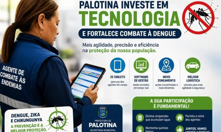 Palotina investe em tecnologia e fortalece combate à dengue
