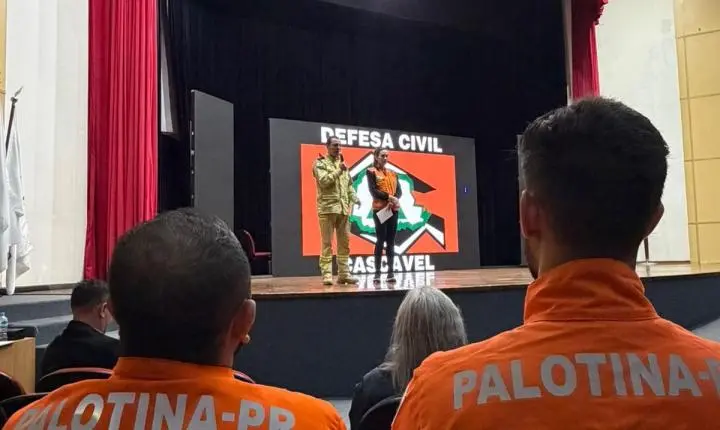 Palotina reforça preparação para desastres em workshop regional da Defesa Civil