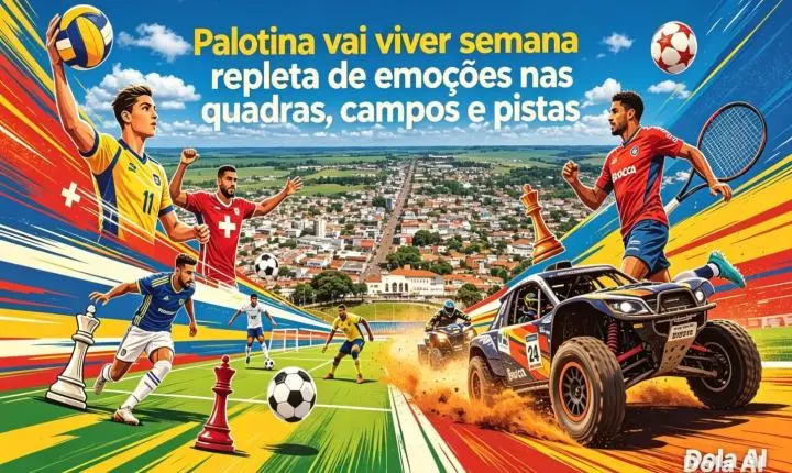 Palotina vai viver semana repleta de emoções nas quadras, campos e pistas