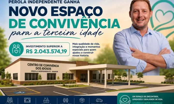 Pérola Independente ganha novo espaço de convivência para a terceira idade