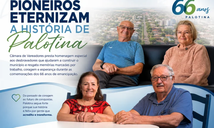 Pioneiros eternizam a história de Palotina