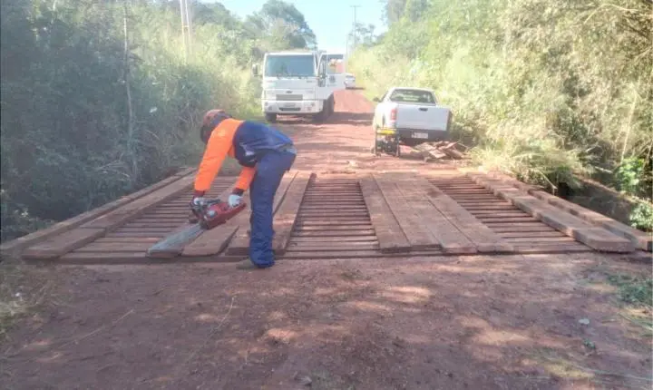  Ponte recuperada reforça logística rural em Palotina