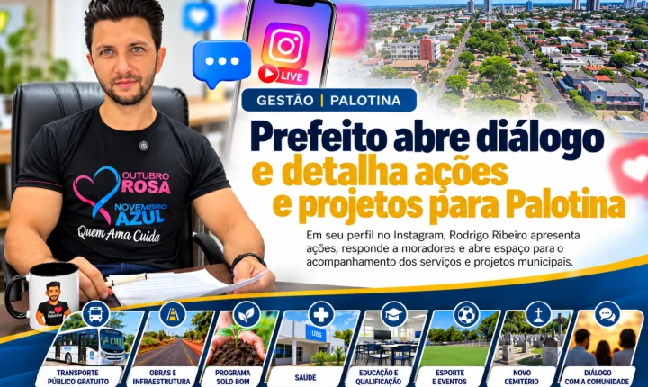 Prefeito abre diálogo e detalha ações e projetos para Palotina
