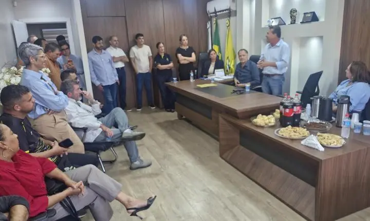 Prefeito de Terra Roxa recebe Márcio Nunes para diálogo político e anúncio de investimentos