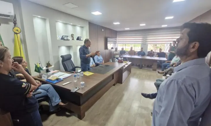 Prefeito de Terra Roxa recebe Márcio Nunes para diálogo político e anúncio de investimentos