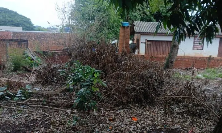 Prefeitura limpa área no Jardim Primavera e reforça combate ao descarte irregular de lixo