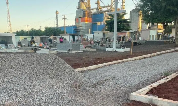 Prefeitura realiza melhorias no cemitério de São Camilo