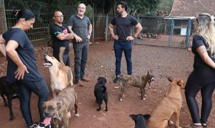 Prefeitura reforça apoio à proteção animal em visita à ONG Quatro Patas