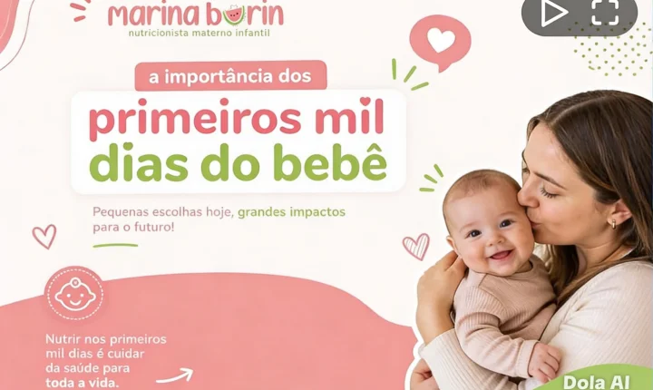 Primeiros 1.000 dias: nutricionista alerta que fase inicial da vida pode impactar saúde por toda a infância