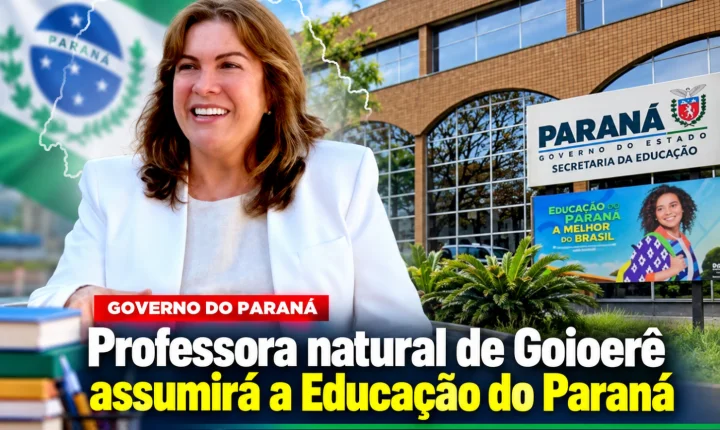 Professora natural de Goioerê assumirá a Educação do Paraná