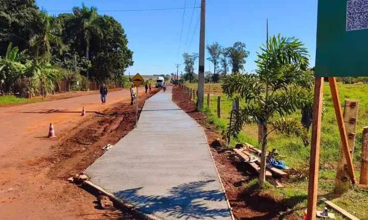 Santa Rita avança com qualidade de vida: construção da pista de caminhada transforma sonho da comunidade em realidade