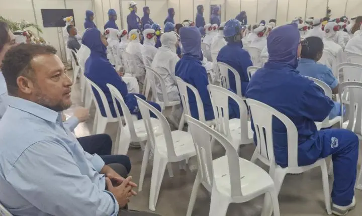 Semana da Gente reforça cuidado com trabalhadores no Abatedouro de Frango da C.Vale