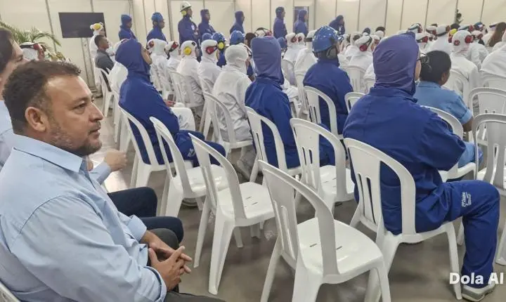 Semana da Gente reforça cuidado com trabalhadores no Abatedouro de Frango da C.Vale