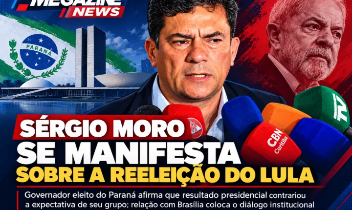 Sérgio Moro se manifesta sobre a reeleição do Lula