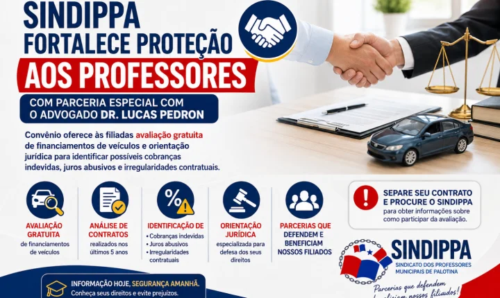 SINDIPPA fortalece proteção aos professores com parceria especial com o advogado Dr. Lucas Pedron