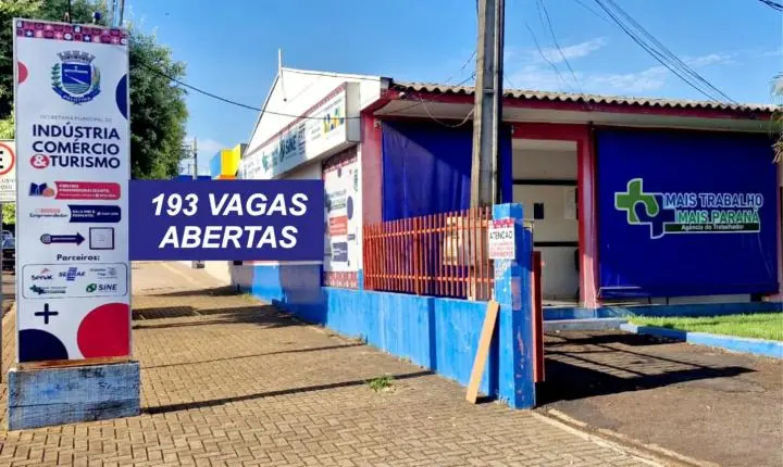 Sine de Palotina retoma do feriado com 193 vagas de emprego abertas