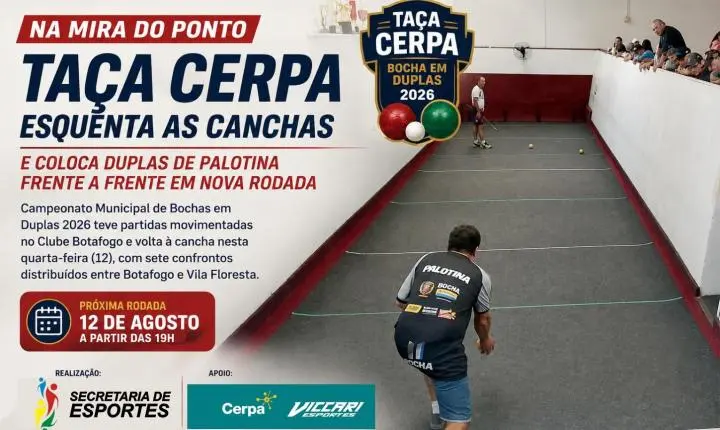 Taça Cerpa esquenta as canchas e coloca duplas de Palotina frente a frente em nova rodada