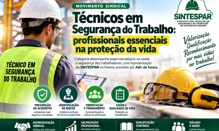 Técnicos em Segurança do Trabalho: profissionais essenciais na proteção da vida