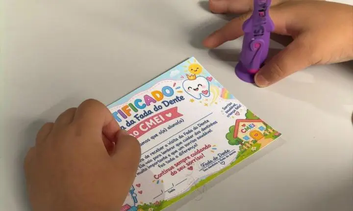 Terra Roxa promove escovação supervisionada e leva Fada do Dente às escolas e CMEIs
