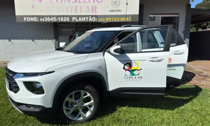 Terra Roxa reforça Conselho Tutelar com aquisição de novo veículo