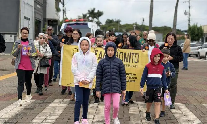 Terra Roxa une comunidade em caminhada contra abuso e exploração infantil