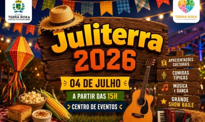 Tudo pronto para o Juliterra 2026
