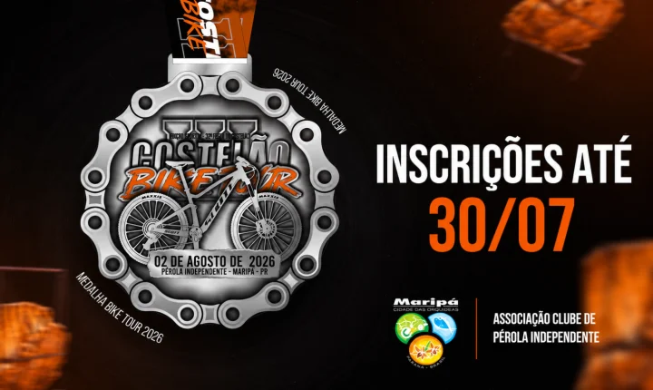 Últimas vagas: inscrições para o 3º Costelão Bike Tour terminam nesta quinta-feira e expectativa é de grande pedal em Maripá